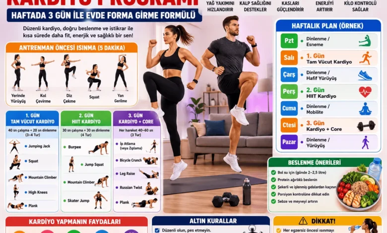 evde kardiyo programı