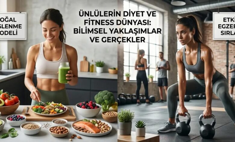 unlulerin diyet ve fitness rutinleri