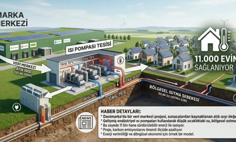 veri merkezleri atık ısı